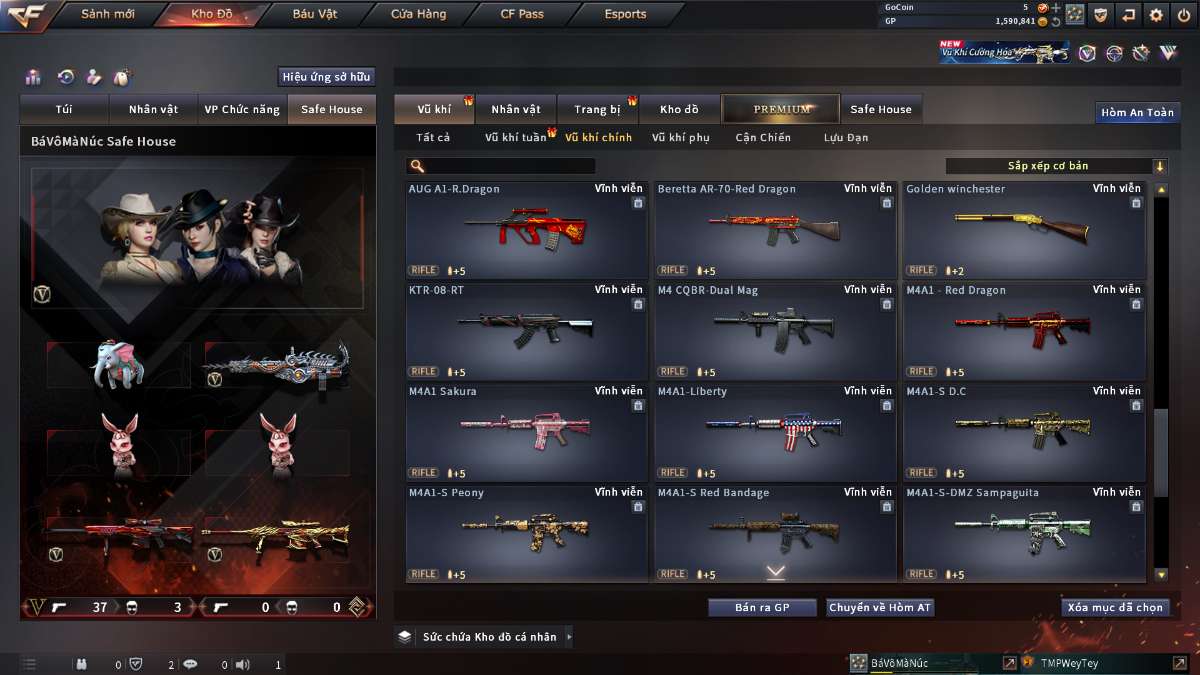 shop acc cf uy tin gia re